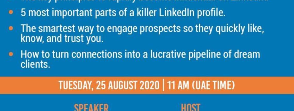 ONLY Webinars Announces ‘How To Win High-Value Business Using LinkedIn’ Webinar