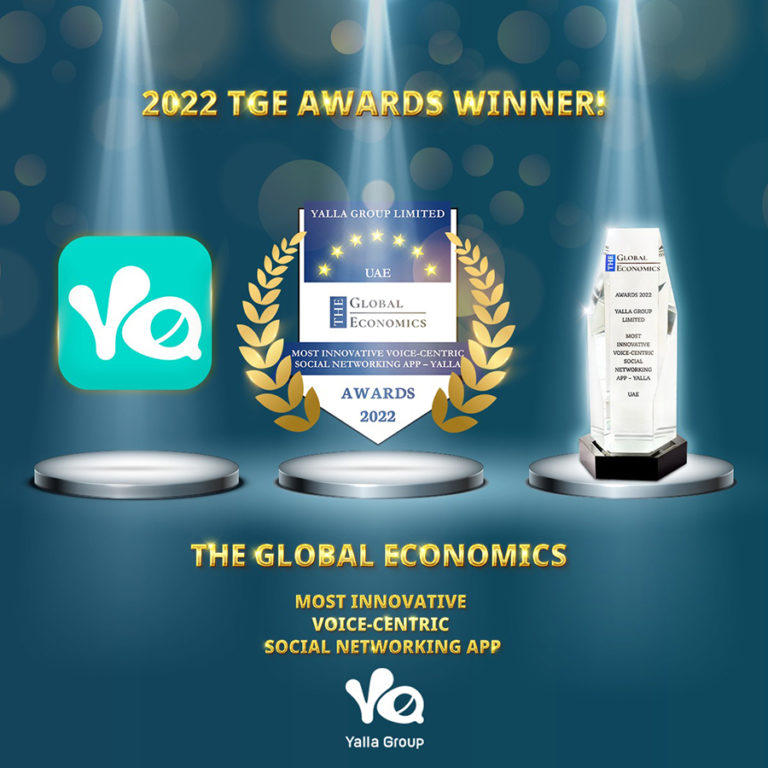 Yalla Group Wins Two Awards At The Highly Coveted The Global Economics Awards 2022