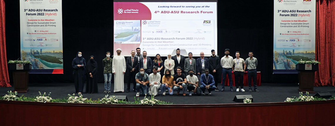 Abu Dhabi University Previews Sustainable Smart Construction And Concrete 3D Printing In The Third Edition Of The ‘ADU-ASU Research Forum’