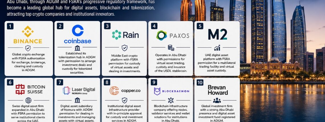 Top 10 Crypto Companies in Abu Dhabi