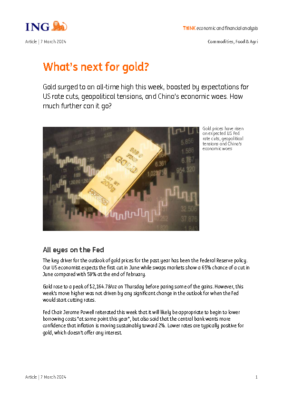 What’s next for gold