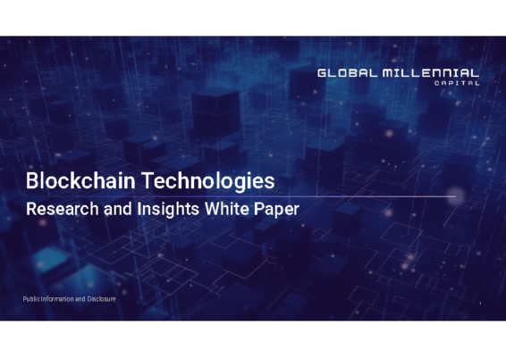 Blockchain Technologies Report Research & Insights